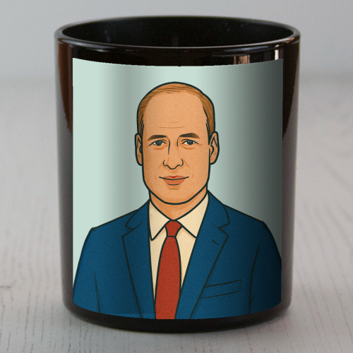 Prince William - scented candle by Ms Doodle