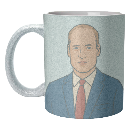 Prince William - unique mug by Ms Doodle