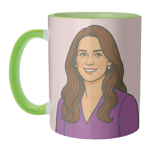 Princess Catherine - unique mug by Ms Doodle