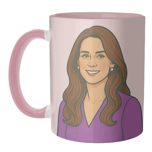 Princess Catherine - unique mug by Ms Doodle