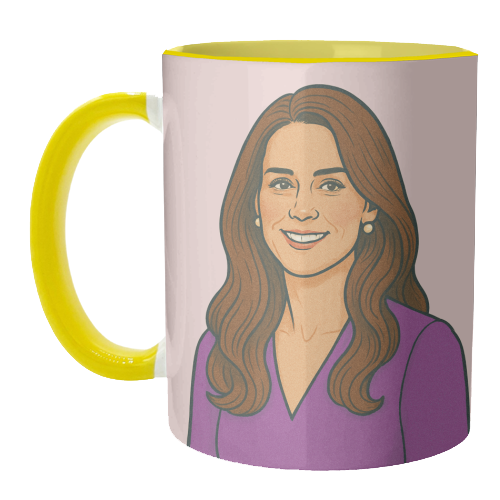 Princess Catherine - unique mug by Ms Doodle