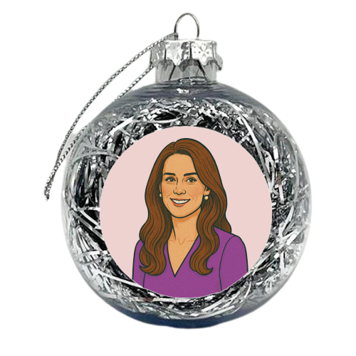 Princess Catherine - xmas bauble by Ms Doodle