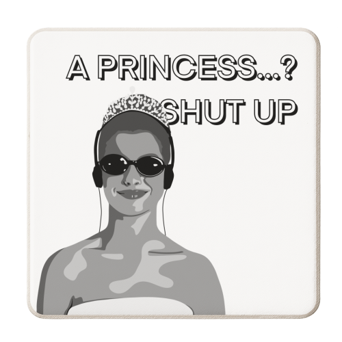 Princess diaries quote - personalised beer coaster by The Girl Next Draw