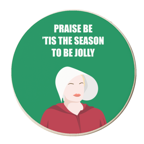 Prise Be 'Tis The Season To Be Jolly - personalised beer coaster by Adam Regester