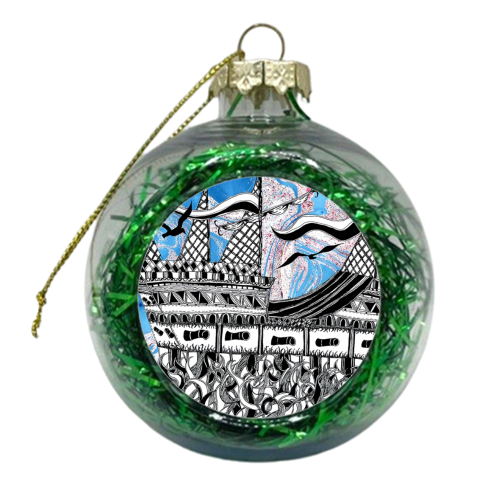 Privateer Variant  - xmas bauble by Ruth Musson