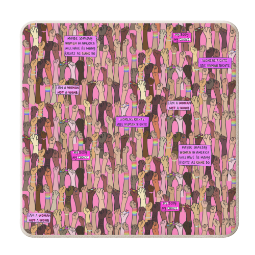 Pro Choice - personalised beer coaster by Alice Palazon