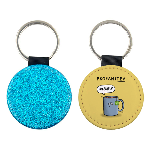 Profani-tea - keyring by Carl Batterbee