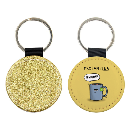Profani-tea - keyring by Carl Batterbee