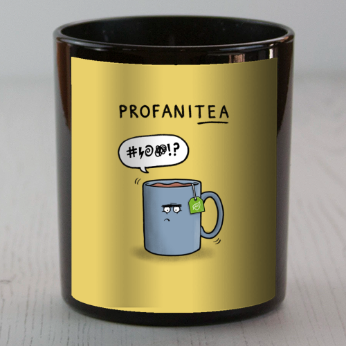 Profani-tea - scented candle by Carl Batterbee
