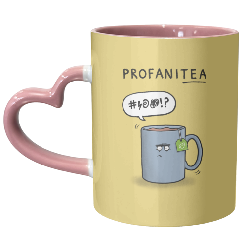 Profani-tea - unique mug by Carl Batterbee