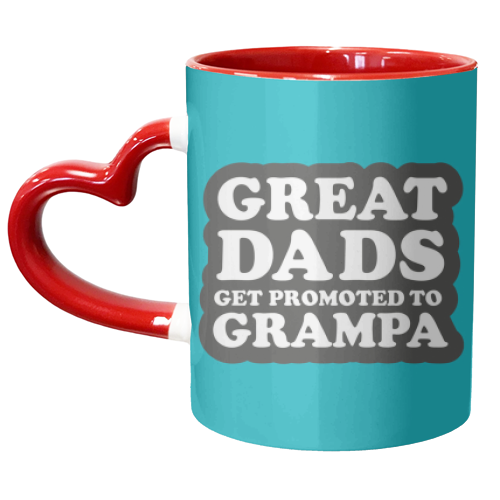 PROMOTED TO GRAMPA - unique mug by The Boy and the Bear