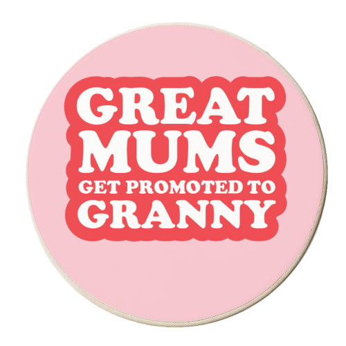 Promoted to Granny - personalised beer coaster by The Boy and the Bear