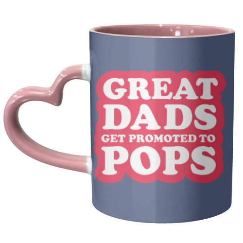 PROMOTED TO POPS - unique mug by The Boy and the Bear