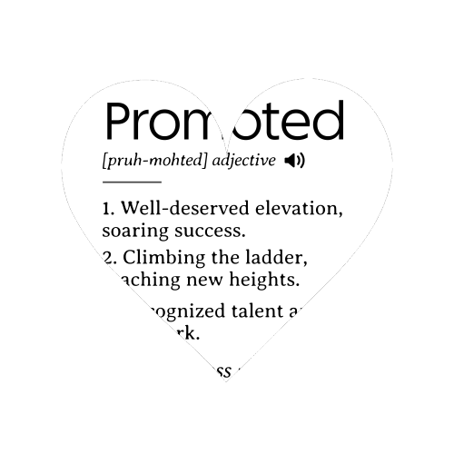 Promotion Congrats, Promoted Coworker Gift Definition - Magnet by timsal shol