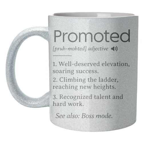 Promotion Congrats, Promoted Coworker Gift Definition - unique mug by timsal shol