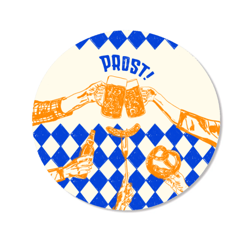 Prost! Beerfest Foodie Vintage - Magnet by EZbie