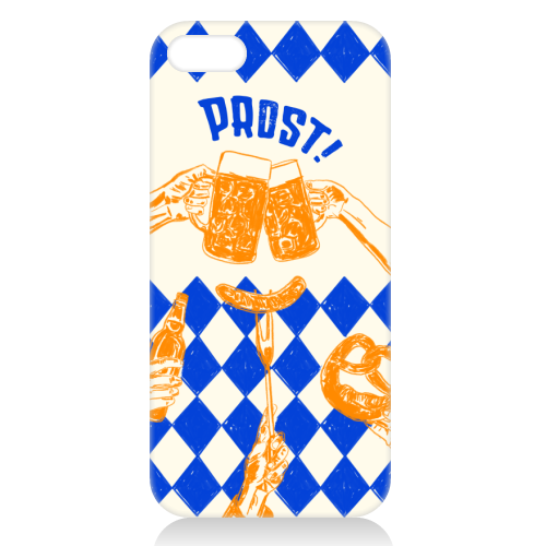 Prost! Beerfest Foodie Vintage - unique phone case by EZbie