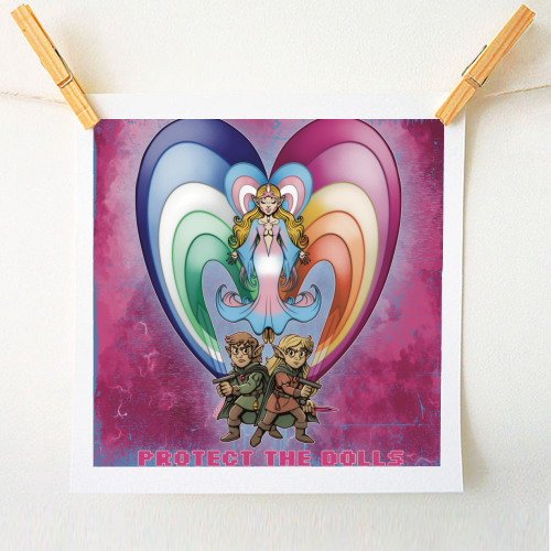 Protect the Dolls - A1 - A4 art print by ARTECCO