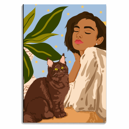 Proud Cat Mama - personalised A4, A5, A6 notebook by Uma Prabhakar Gokhale