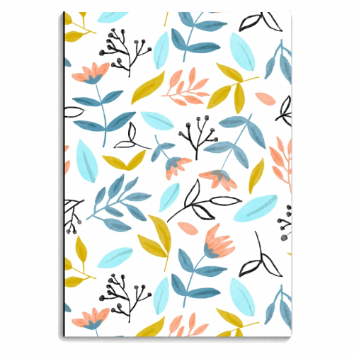 Proud Florals - personalised A4, A5, A6 notebook by Uma Prabhakar Gokhale