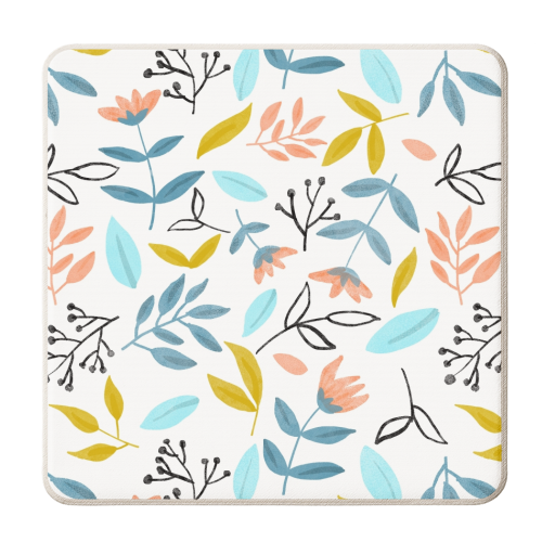 Proud Florals - personalised beer coaster by Uma Prabhakar Gokhale