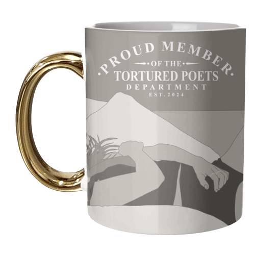 Proud Member of the Tortured Poets - unique mug by Claire Atwood