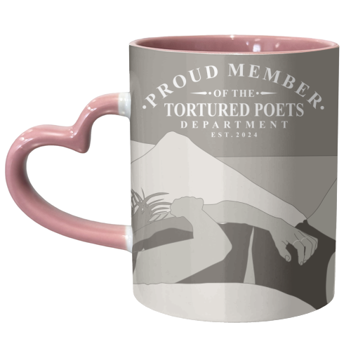 Proud Member of the Tortured Poets - unique mug by Claire Atwood