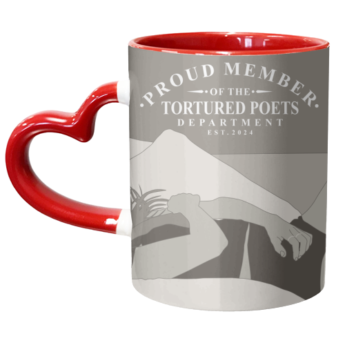Proud Member of the Tortured Poets - unique mug by Claire Atwood