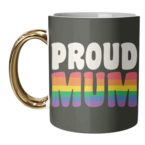 Proud Mum Queer Giftware - unique mug by AbiGoLucky