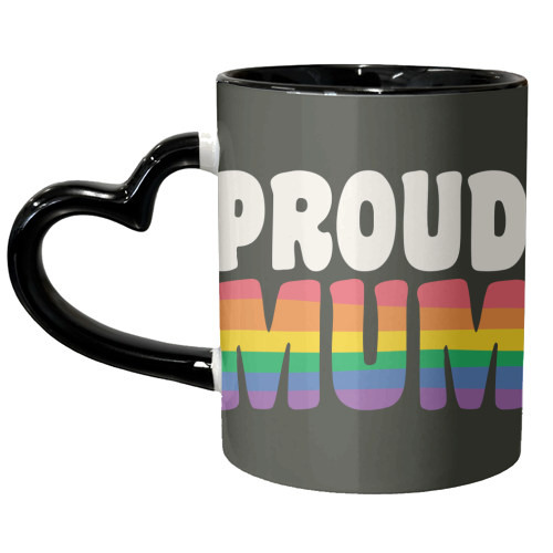 Proud Mum Queer Giftware - unique mug by AbiGoLucky
