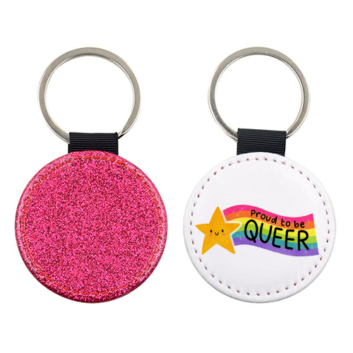 Proud to be Queer - keyring by Loren Grosvenor