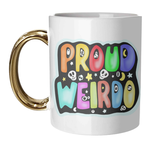 proud weirdo - unique mug by PixieDrew