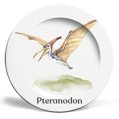 Pteranodon - ceramic dinner plate by Gal Design