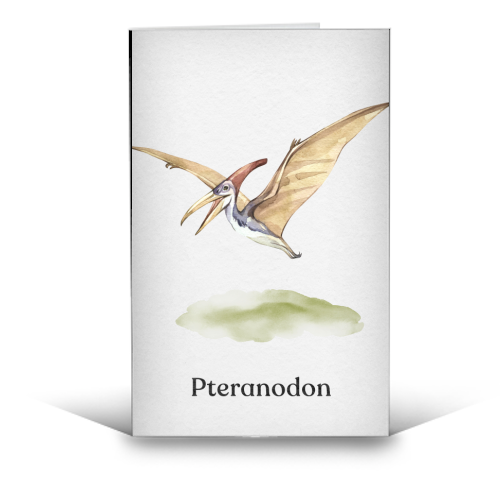 Pteranodon - funny greeting card by Gal Design