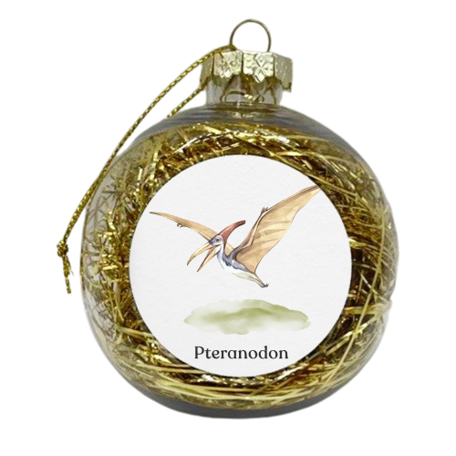 Pteranodon - xmas bauble by Gal Design