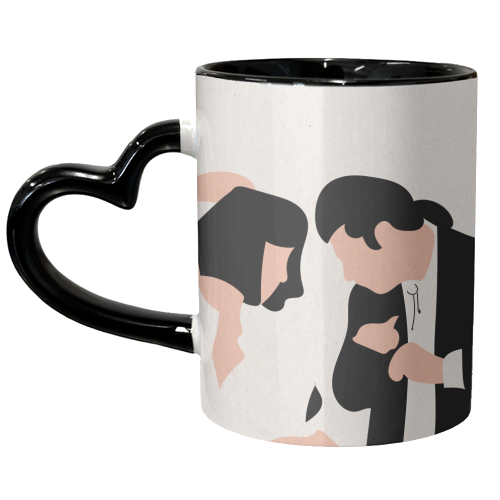 Pulp Fiction Dance Close Up - unique mug by Move Studio