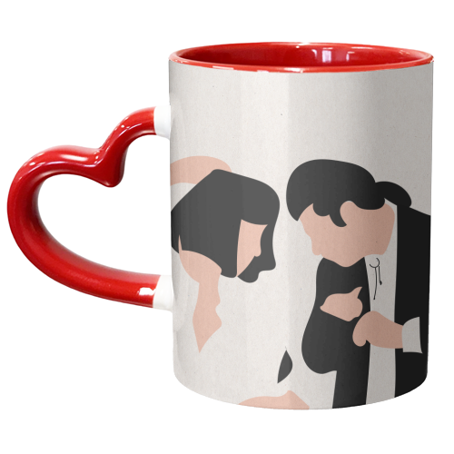 Pulp Fiction Dance Close Up - unique mug by Move Studio
