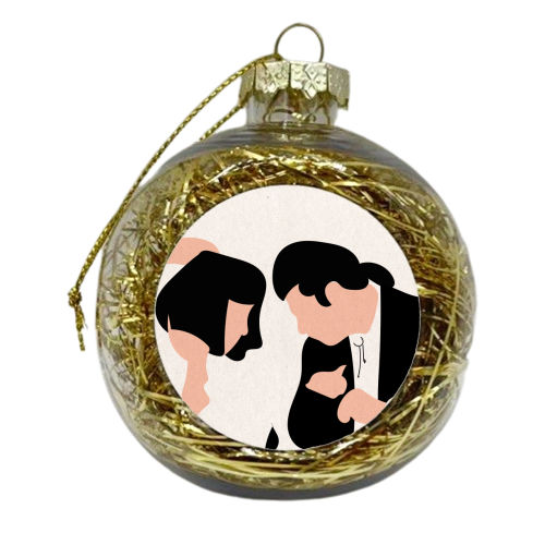 Pulp Fiction Dance Close Up - xmas bauble by Move Studio