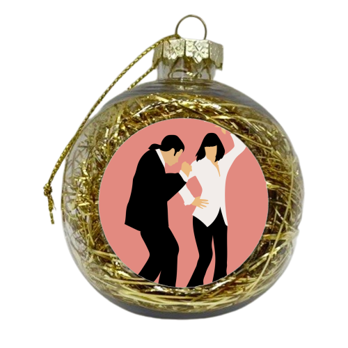 Pulp Fiction Dance Fan Art - xmas bauble by Move Studio