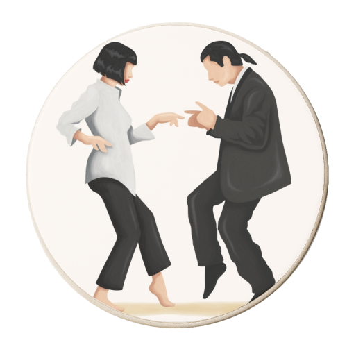 Pulp Fiction - personalised beer coaster by Nour Tohme