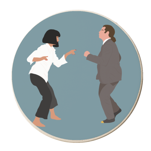 Pulp Fiction - personalised beer coaster by Rock and Rose Creative