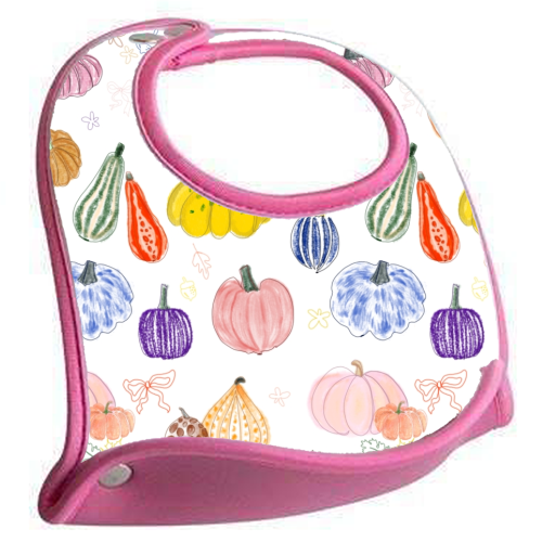 Pumpkin - feeding bib by Yaz Raja
