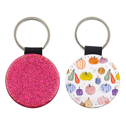 Pumpkin - keyring by Yaz Raja