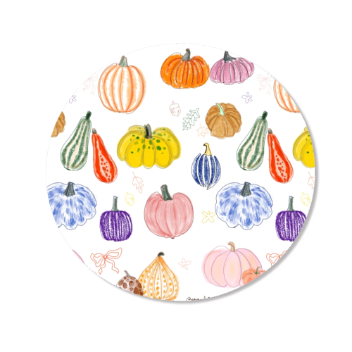 Pumpkin - Magnet by Yaz Raja