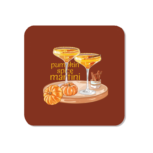 Pumpkin Spice Martini Vintage - Magnet by EZbie