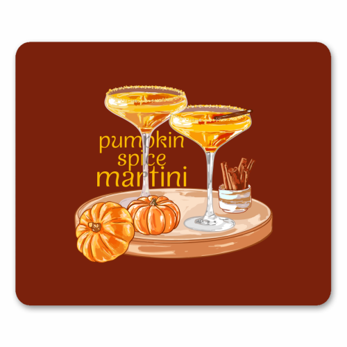 Pumpkin Spice Martini Vintage - mouse mat by EZbie