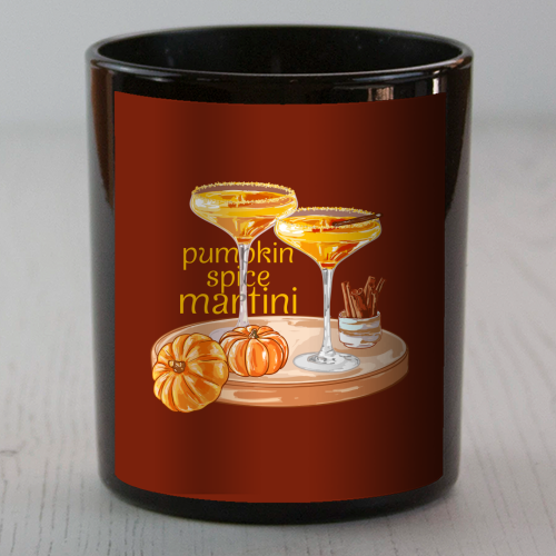Pumpkin Spice Martini Vintage - scented candle by EZbie