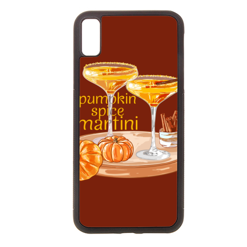 Pumpkin Spice Martini Vintage - stylish phone case by EZbie
