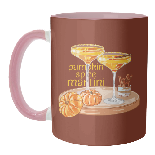 Pumpkin Spice Martini Vintage - unique mug by EZbie