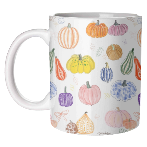 Pumpkin - unique mug by Yaz Raja